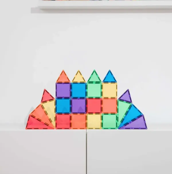 Connetix Magnetic Tiles STEAM toy - Mini Pack - 24pc - Rainbow 2 Connetix Magnetic Tiles STEAM toy - Mini Pack - 24pc - Rainbow 2
