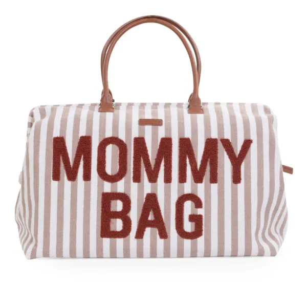 Childhome Mommy Bag Nursery Bag Nude Stripes