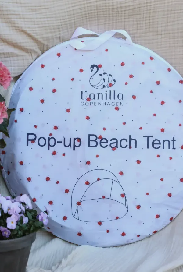 Vanilla Copenhagen UV 50+ Pop Up Tent - Ladybug Milk 2