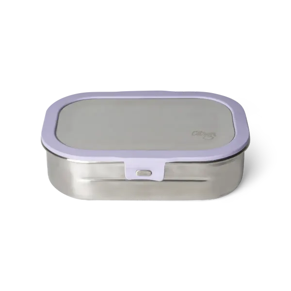 Citron Stainless Steel Lunchbox - 2 Compartment - Purple 2
