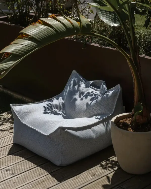 Wigiwama Beanbag Chair - Outdoor Collection - Azure 2