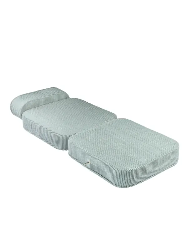 Wigiwama Corduroy Peppermint Green Flip Chair 2