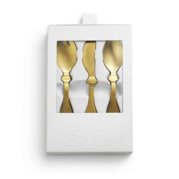 ELODIE - Children's Cutlery Set - Gold 2