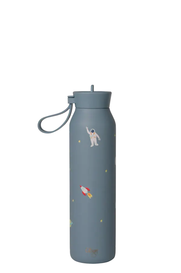 CITRON 500ml Stainless Steel Thermos Bottle - Space Dusty Blue