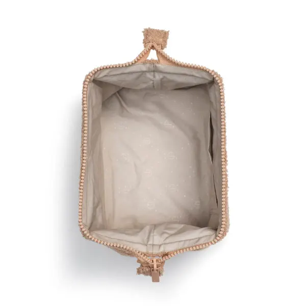 ELODIE - Toiletry Bag Zip&Go™ - Pink Bouclé 2