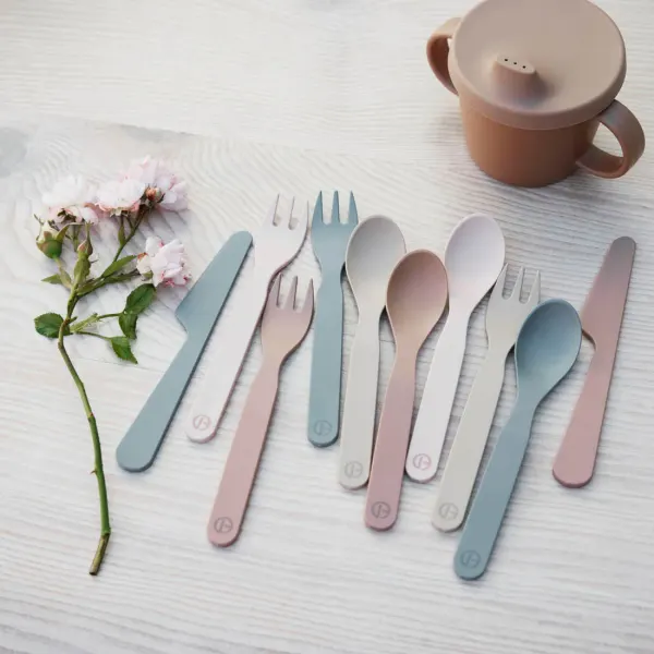 ELODIE - Children's Cutlery Set - Blushing Pink 2