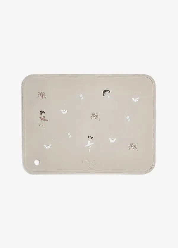 CITRON - Silicone Placemat Rectangle - Ballerina