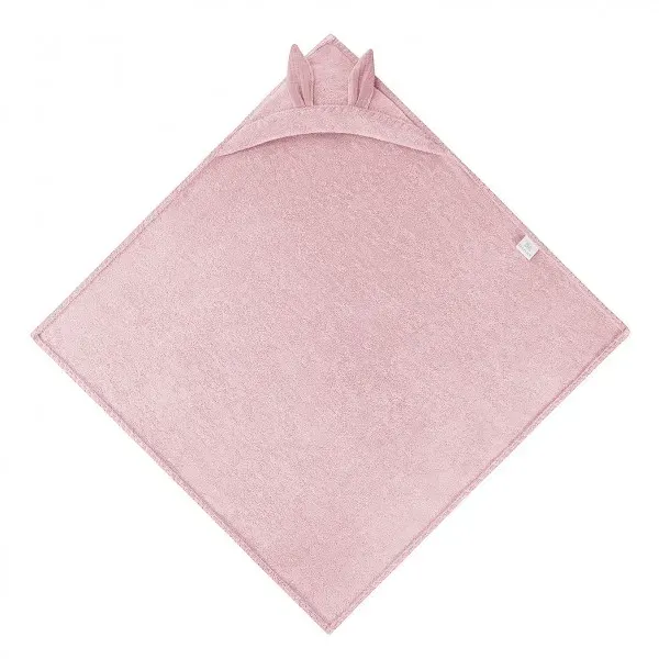 MAYLILY Bamboo Baby Towel Bunny Blush