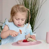 ezpz Mini Feeding set in Blush 2
