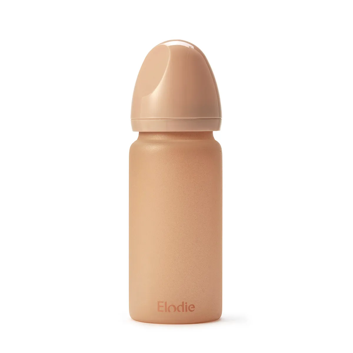 ELODIE Glass Feeding Bottle - Blush Pink ELODIE Glass Feeding Bottle - Blush Pink