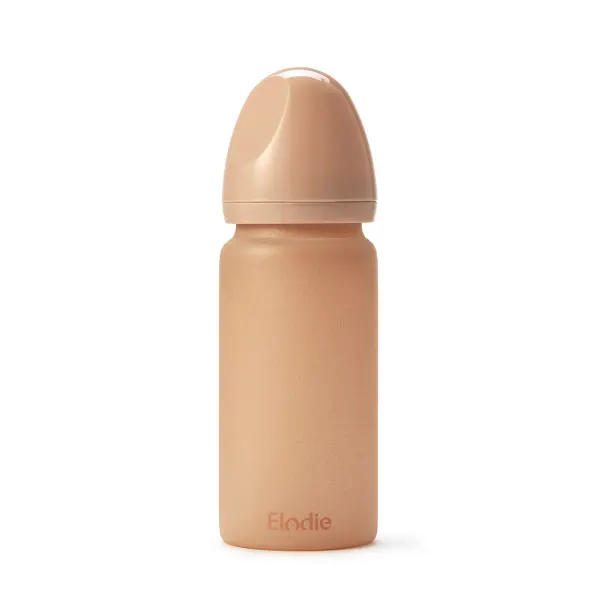 ELODIE Glass Feeding Bottle - Blush Pink