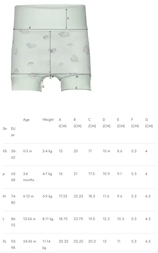Vanilla Copenhagen Neoprene Swim diaper pants - English Rose - AGE 1 - 2 2