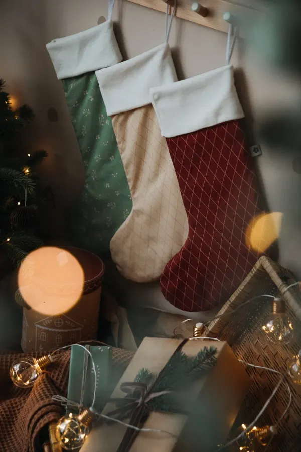 Wigiwama Red Diamond Christmas Stocking 2