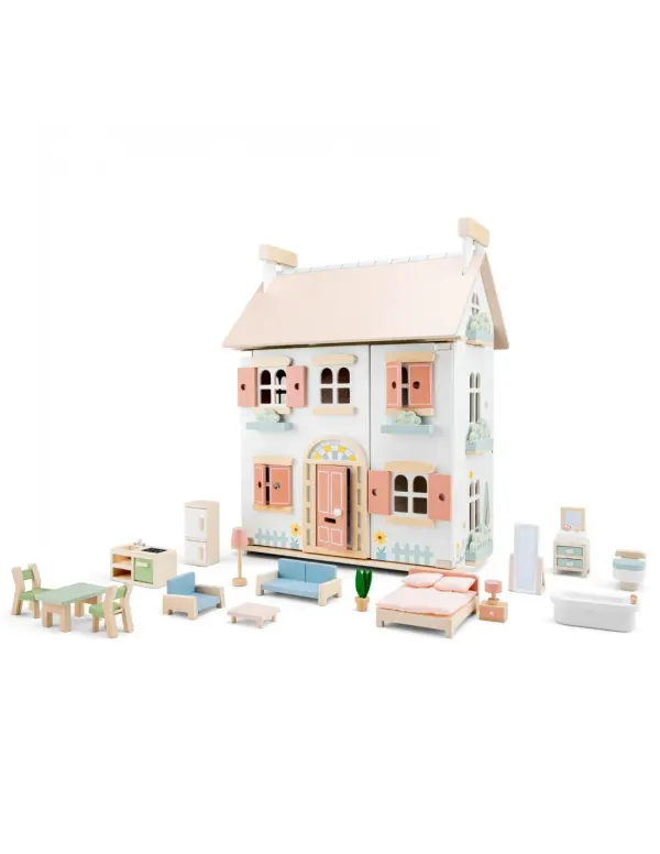 New Classic Toys - Doll House Including Furniture 2