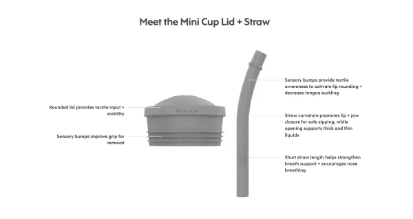 ezpz Mini Cup + Straw Training Set Indigo 2