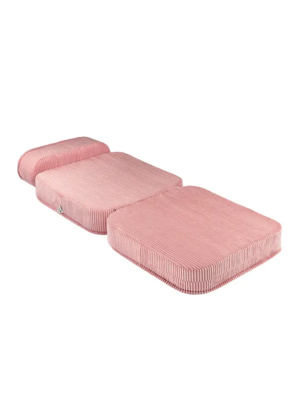 Wigiwama Corduroy Pink Mousse Flip Chair 2