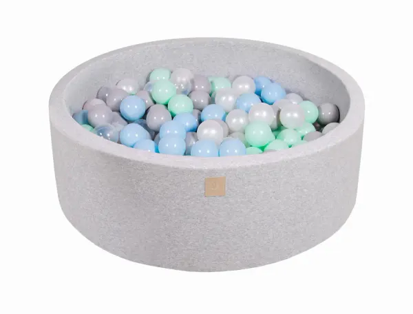 MeowBaby® Cotton Mint Round Ball Pit + 200 balls