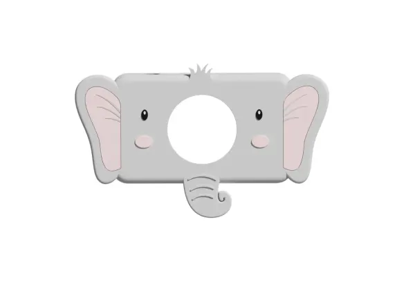 The Zoo Family - Elephant Silicone Sleeve for Camera (CAMERA NOT INCLUDED)
