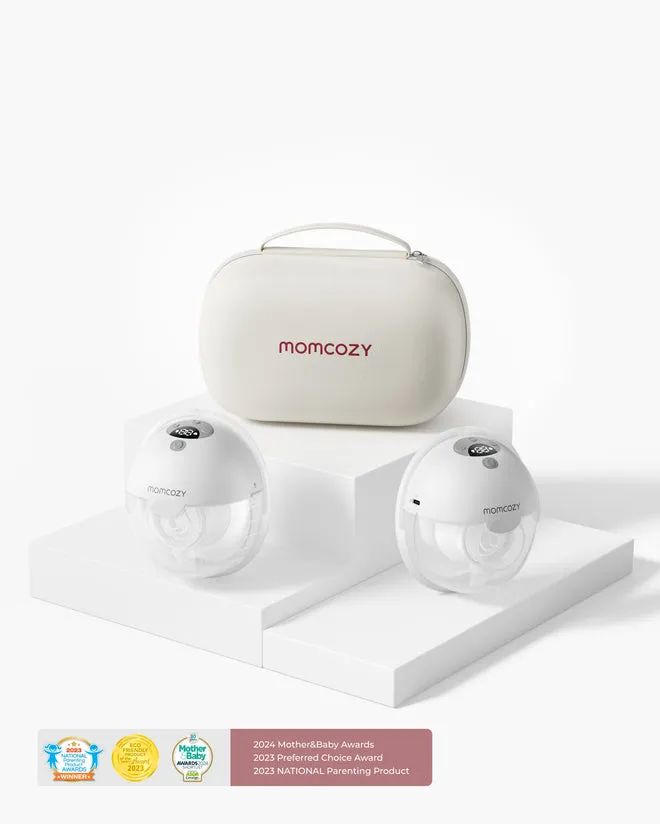 MOMCOZY M5 Wearable Breast Pump - Double (Red) MOMCOZY M5 Wearable Breast Pump - Double (Red)