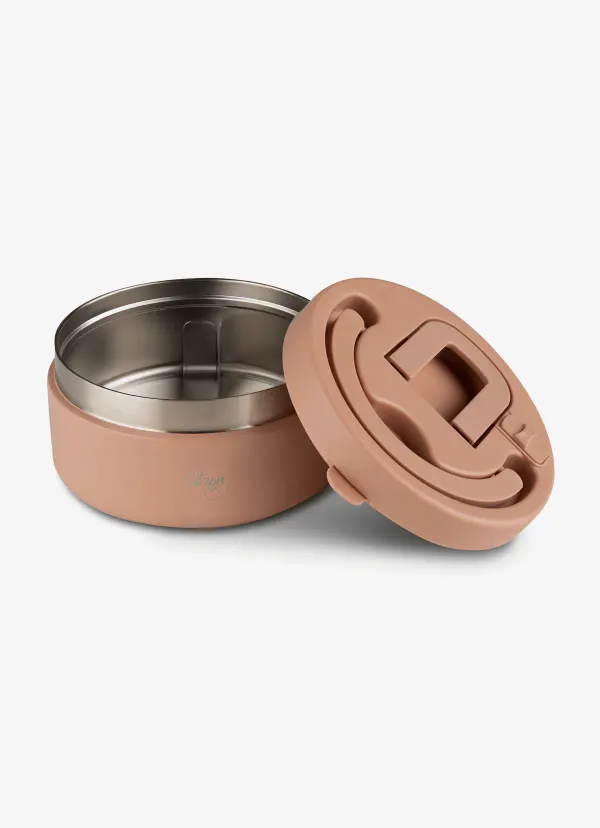 CITRON Insulated Food Jar 400ml with Divider & Safety Lock - Blush 2