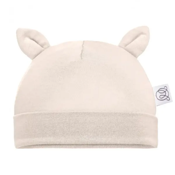 MAYLILY Bamboo Baby Ears Cap - Beige