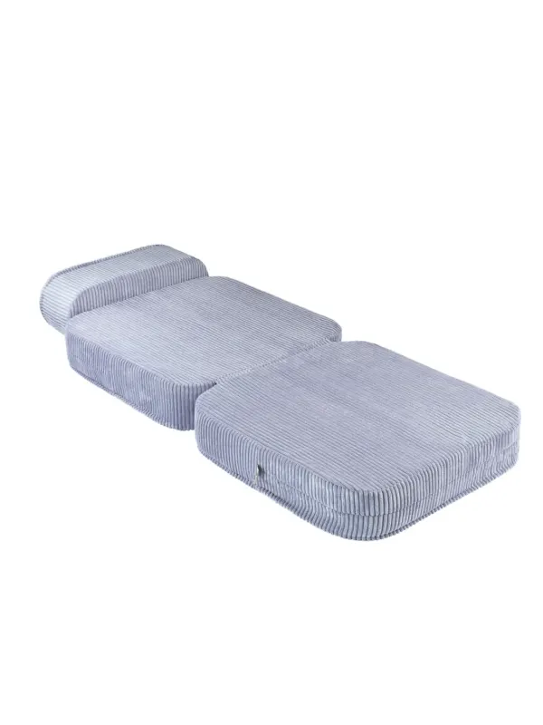 Wigiwama Corduroy Blueberry Blue Flip Chair 2
