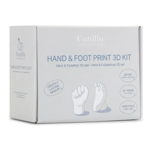 Vanilla Copenhagen - Hand & footprint 3D cast kit - Memories Vanilla Copenhagen - Hand & footprint 3D cast kit - Memories