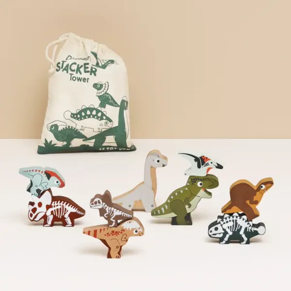 Jurassic Stacking Dinosaurs & Bag 2