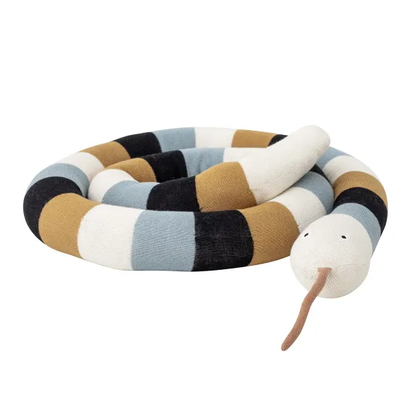 Bloomingville Sebastia Snake Spiral Plush Toy