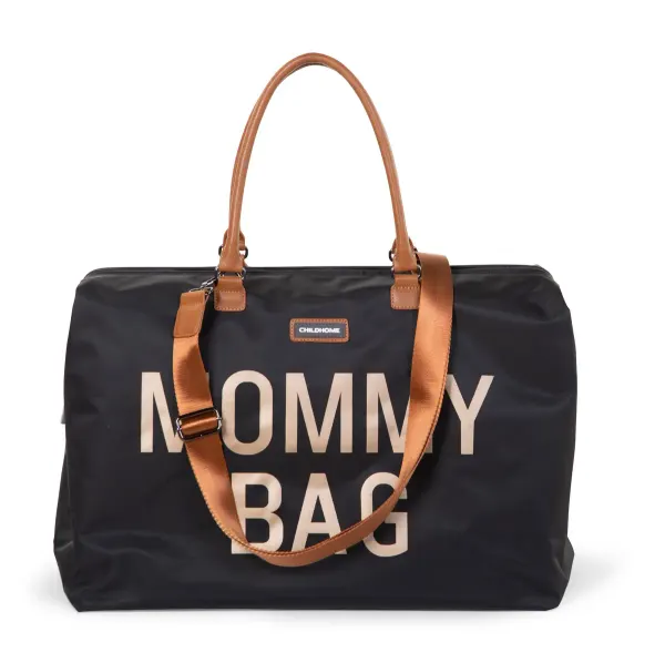 Childhome Mommy Bag Nursery Bag Black & Gold 2