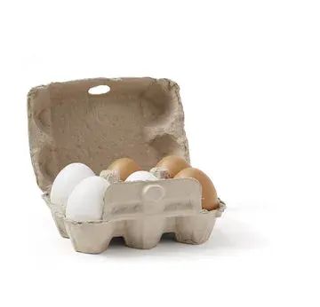 Kids Concept Wooden Eggs - Half a dozen 2