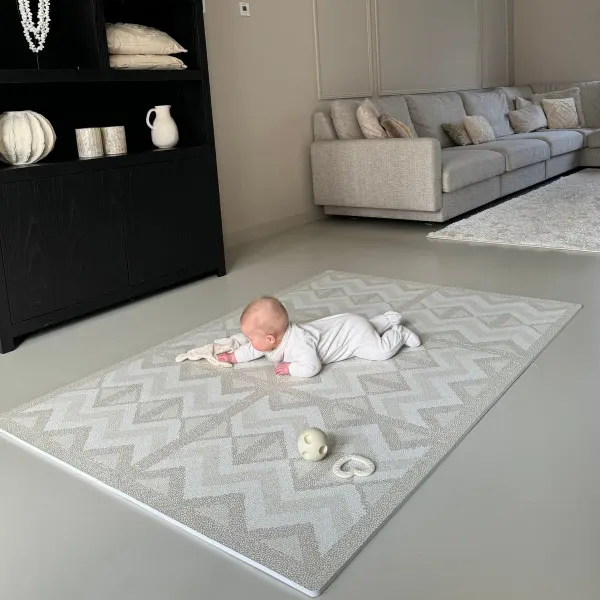 Eeveve Playmat - Kilim - Feather Gray 2