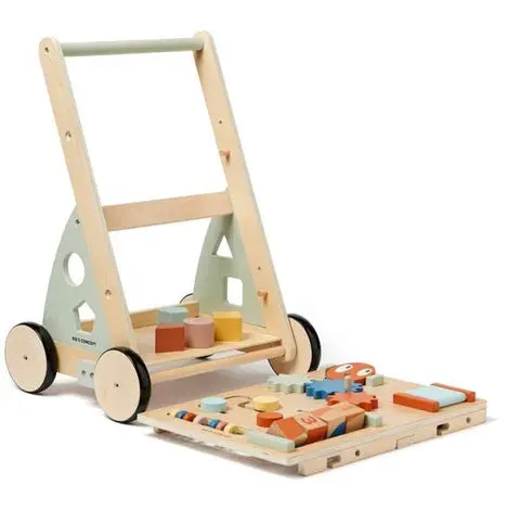 Kids Concept Wooden Educational Activity Walker 2
