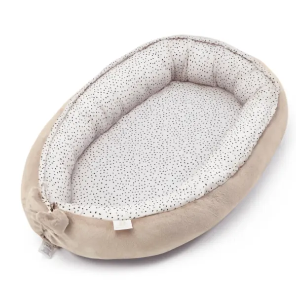 MAYLILY Premium Bamboo Baby Nest - Stones Beige