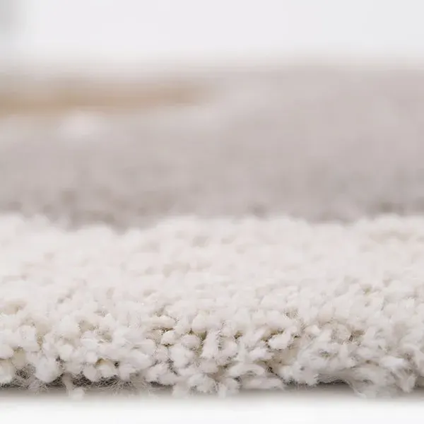 Nattiot Bohemian Daisy Taupe Round Children's Bedroom Rug - 120cm diameter 2