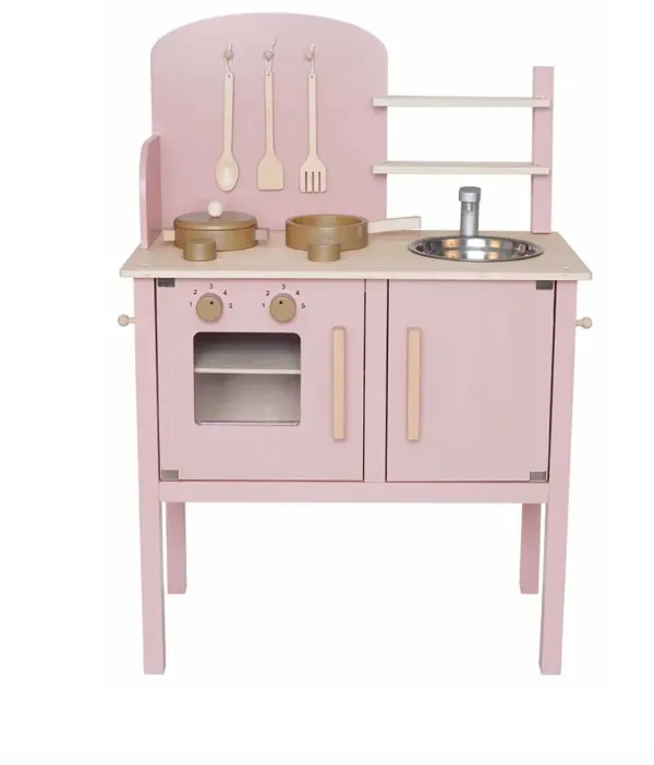 Jabadabado - Kitchen with pot & pan - Pink