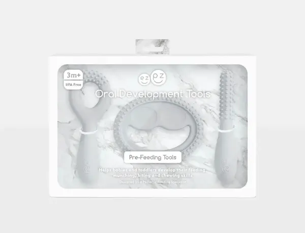 ezpz oral development tools (Teethers) - Pearl Grey 2