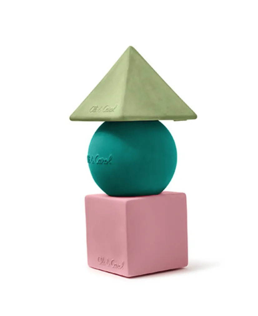 Oli & Carol x Bauhaus Movement Floating Blocks (Teether & Bath Toy) soft colours Oli & Carol x Bauhaus Movement Floating Blocks (Teether & Bath Toy) soft colours