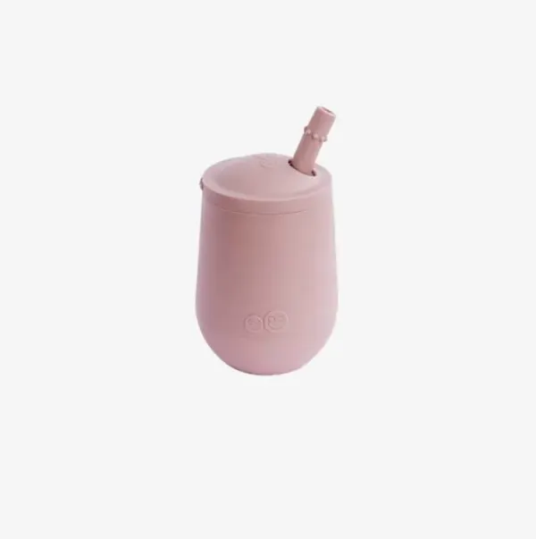 ezpz Mini Cup + Straw Training Set Blush Pink