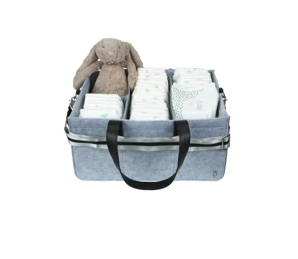 Bunnie Caddie: Grey | the Luxurious Nappy Caddie 2