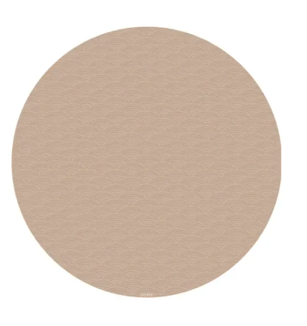 Eeveve Mocha Rainbow Round Splash & Weaning mat
