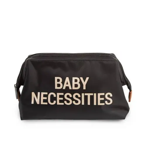 CHILDHOME Baby Necessities - Black/Gold Print