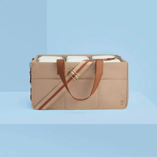 Bunnie Caddie: Tan | the Luxurious Nappy Caddie 2