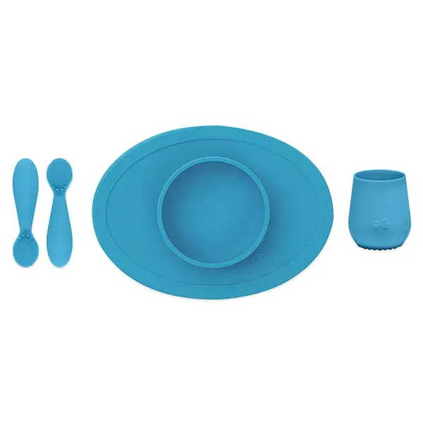 ezpz First Foods Set in Blue