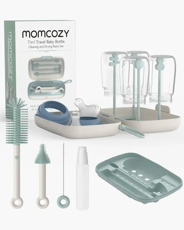 Momcozy 7in1 Travel Baby Bottle Cleaning Set