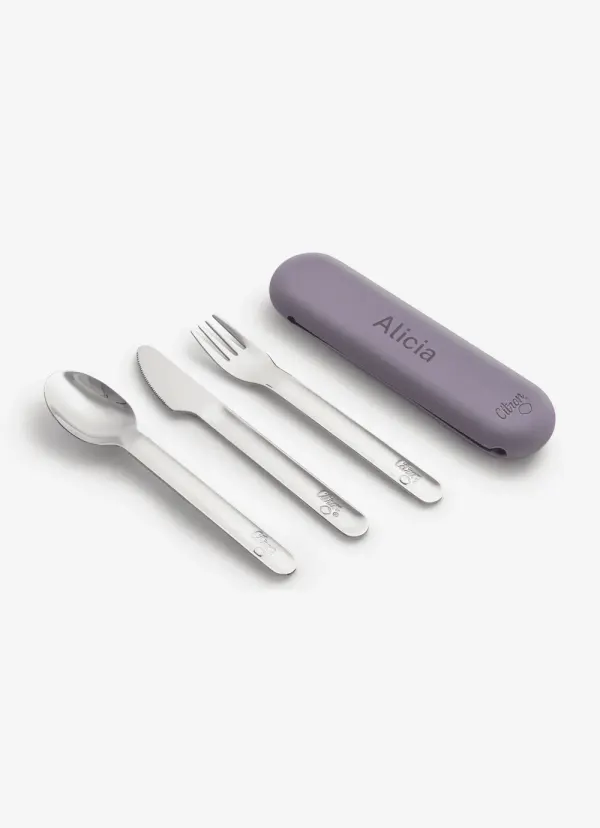 CITRON Stainless Steel Cutlery Set - Lilac