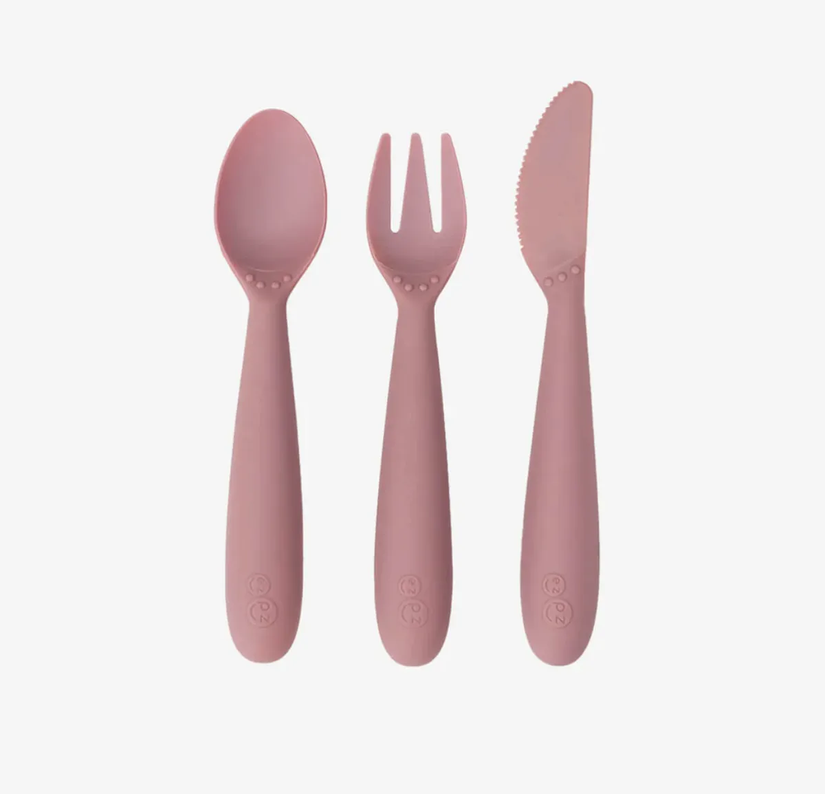 ezpz Happy Utensils Blush ezpz Happy Utensils Blush