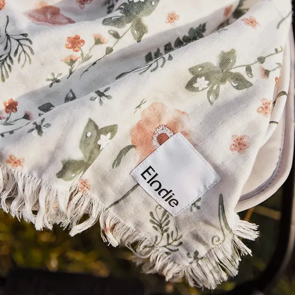 ELODIE - Soft Cotton Blanket - Meadow Blossom 2 ELODIE - Soft Cotton Blanket - Meadow Blossom 2