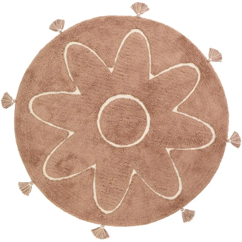 Nattiot YVA Childrens Bohemian Rug - 110 diameter Nattiot YVA Childrens Bohemian Rug - 110 diameter