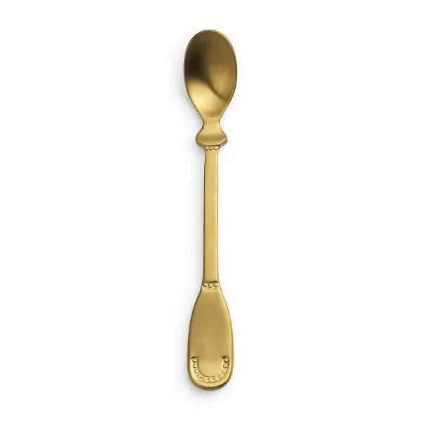 ELODIE - Anatomic Stainless Steel Feeding Spoon - Gold